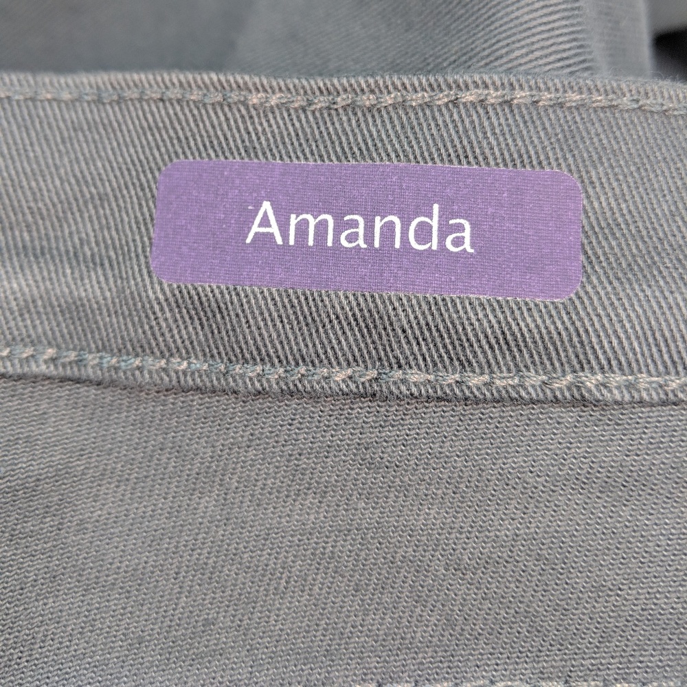 Gloria Vanderbilt jeans 18 short gray tapered leg - Picture 7 of 8